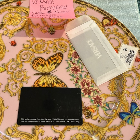 Versace Butterfly garden collection Charger - Picture 10 of 10